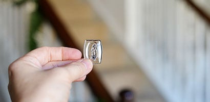 Step 4 - christmas decorating for staircase railing
