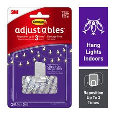 Command® Adjustables™ Repositionable 1/2 lb Hooks
