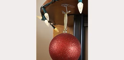 step 5 of making christmas office wall decorations
