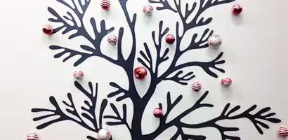 Christmas Decal Tree