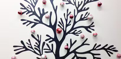 Christmas Decal Tree