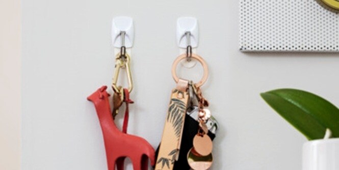 Two key hooks side by side
