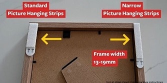Introducing the Command narrow picture hanging strips

