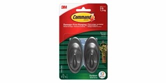 Command outdoor medium slate terrace hooks
