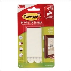 Command large picture hanging strips