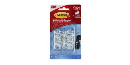 Command™ Mini Hooks Clear
