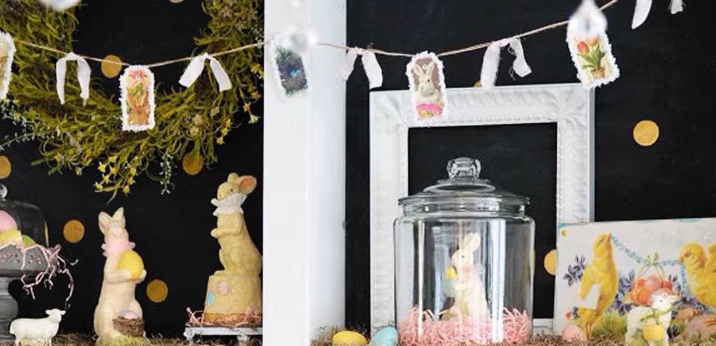 table décor for easter
