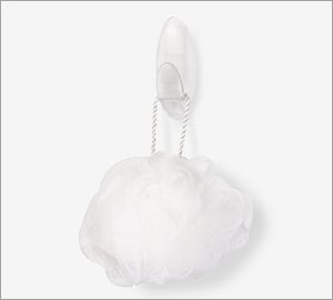 Hanging bath ball using command bath hooks