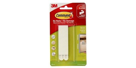 Narrow Picture Hanging Strips
