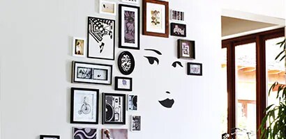 Unique Gallery Wall

