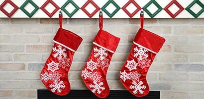 Hanging Christmas Stockings
