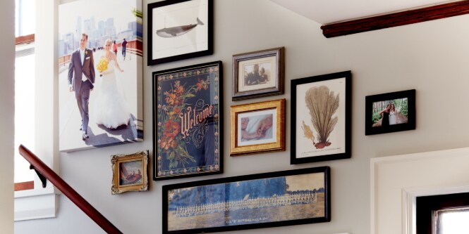picture hooks for hanging these photo frames
