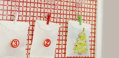 countdown to christmas wall hanging diy
