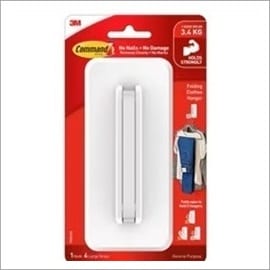 Command folding clothes hanger