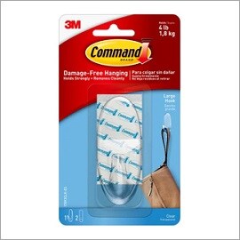 Command™ Clear Large Hook