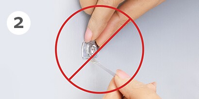 how to remove clear command hooks step 2-  pull the strip straight down, not towards you
