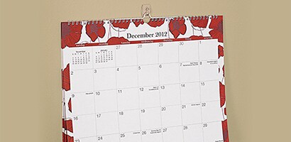 step 2 of making christmas office wall decorations
