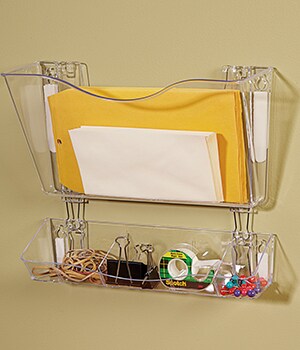 Use different sizes of the Command™ Picture Hanging Strips according to the size of the caddy
