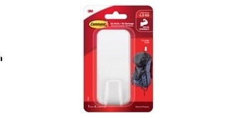 Command™ heavyweight hook, weight limit 4.5 kg

