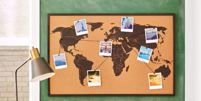 hang maps, corkboards, and planners using Command PHS
