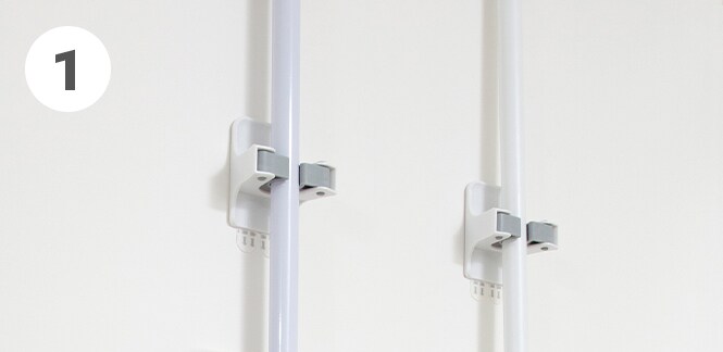 Broom holder for your laundry room and utility room wall storage
