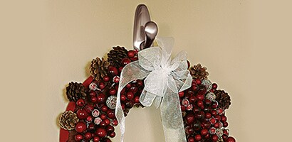 step 1 of your office wall christmas decoration
