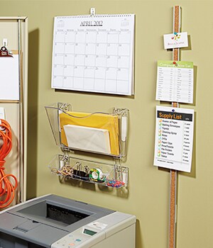 Command™ Picture Hanging Strips can also be used to hang Cork Strips for notes and messages following the same steps!
