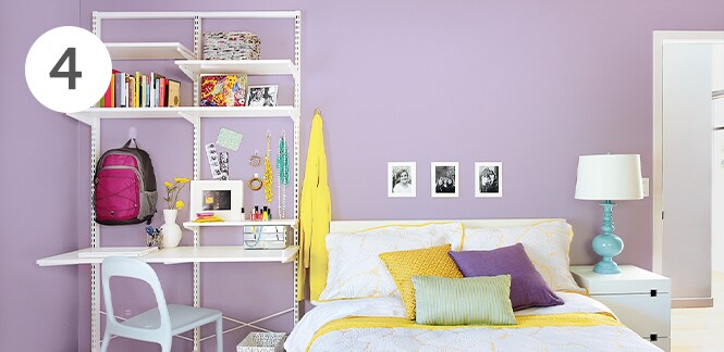 organised bedroom for back to school routines
