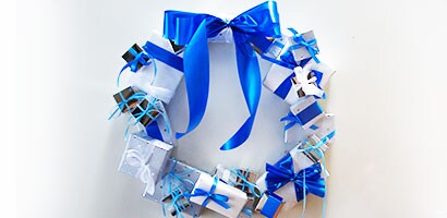 Step 4 of your hanging advent wreath
