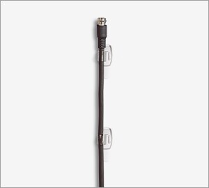 Organising cords and cables using command cord organisation