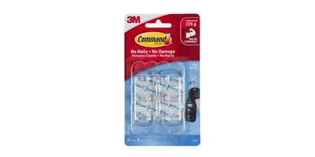 Command™ Clear Mini Hooks
