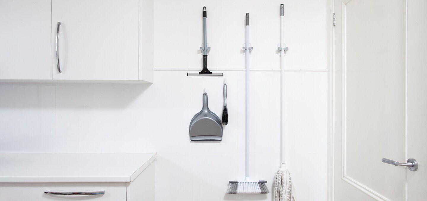 broom holder from Command
