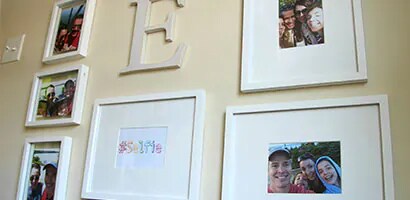 Creative Selfie Gallery Wall
