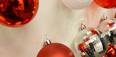 Step 3 of hanging your wall Christmas tree
