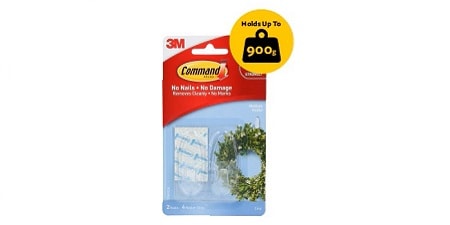Command™ Clear Medium Hooks
