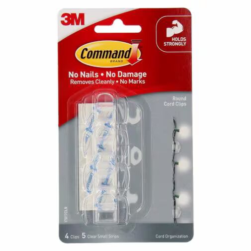 Command™ Round Cord Clips
