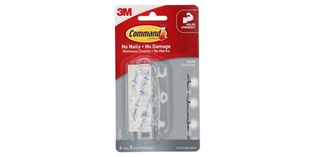 Command™ Round Cord Clips
