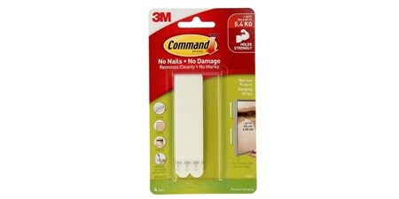 Command™ Narrow Picture Hanging Strips
