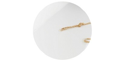 The bunting flag is hung on a command clear decorating clip
